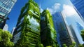 Environmental Impact Innovation, Green Building Certification. Royalty Free Stock Photo