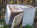 Environmental problem old fridge waste