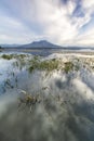 Environmental shot of the lake Batur.