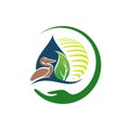 environmental sustainability logo Vector Illustration. sign of earth wildlife conservation symbol. eps.10
