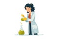 Environmental toxicologist at work element isolated Royalty Free Stock Photo