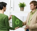 Environmentalist office Royalty Free Stock Photo