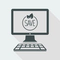 Environmentalist - Vector icon for computer website or application