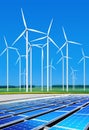 Environmentally benign wind turbines Royalty Free Stock Photo
