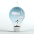 Environmentally friendly energy concept Royalty Free Stock Photo