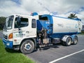 EnviroWay Auckland Council garbage truck parked in Howick