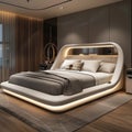 Envision a bedroom that epitomizes modern luxury