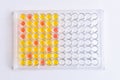 Enzyme-linked immunosorbent assay or ELISA plate