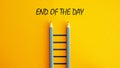 EOD End Of the Day is shown using the text as business concept Royalty Free Stock Photo