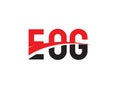 EOG Letter Initial Logo Design Vector Illustration