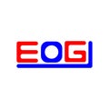 EOG letter logo creative design with vector graphic, EOG Royalty Free Stock Photo