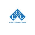 EOG letter logo design on WHITE background. EOG creative initials letter logo concept. EOG letter design.EOG letter logo design on