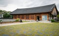 Eojin Royal portrait Museum building exterior view at the Gyeonggijeon shrine in Jeonju South Korea