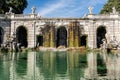 Eolo Fountain and fall at the Royal Palace of Caserta, Italy