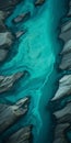 Eora River Android Wallpaper - Flowing Brushwork In Turquoise