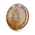 EOS - Cryptocurrency Coin. 3D rendering