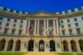 EPA Building and American Flag Royalty Free Stock Photo