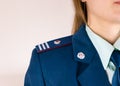 Epaulettes and dress code of tax inspector of Russian