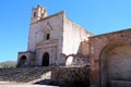 Church of the Epazoyucan convent in hidalgo mexico I Royalty Free Stock Photo