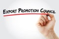 EPC - Export Promotion Council acronym, business concept text