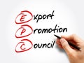 EPC - Export Promotion Council acronym Royalty Free Stock Photo