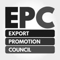 EPC - Export Promotion Council acronym