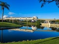 Epcot Monorail with Reflections Royalty Free Stock Photo