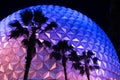 Epcot at night Royalty Free Stock Photo