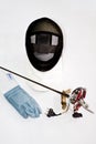 Epee glove and armor