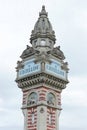 Epernay, Marne, France 08 10 2008 : Closeup on the Tower of prestigious Castellane Champaign winery