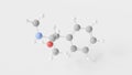 ephedrine molecule 3d, molecular structure, ball and stick model, structural chemical formula cns stimulant Royalty Free Stock Photo
