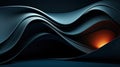 Ephemeral Elegance: Midnight Curves in Minimalist Symphony as a special background