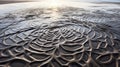 Ephemeral Patterns: Abstract Ocean Waves In Sand Inspired By Thomas Heatherwick