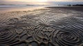 Ephemeral Sand Art: Abstract Patterns Inspired By California\'s Marine Views