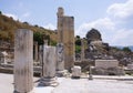 Ephesus ancient city old ruins at sunny day, Izmir, Turkey. Turkish famous landmark Royalty Free Stock Photo