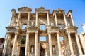 Facade of Celsus Library, ancient city Ephesus, Turkey