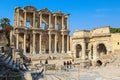 Facade of Celsus Library, ancient city Ephesus, Turkey