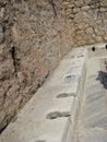 Ephesus ancient marble toilet