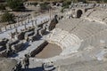 Ephesus ancient theatre landscape view in the ancient city Royalty Free Stock Photo