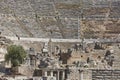 Ephesus archeological site. Classic amphitheatre. Roman empire in Turkey