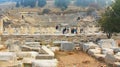 Archaeological Ruins of The Odeon in Ephesus, Turkey