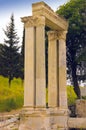 Ephesus marble columns Royalty Free Stock Photo