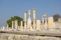 Ephesus and columns from ancient time Royalty Free Stock Photo