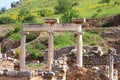 Ephesus ruins. Ancient Greek city on the coast of Ionia Royalty Free Stock Photo