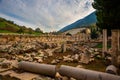 EPHESUS, TURKEY: The Commercial Agora is the main trading platform of the ancient city of Ephesus.