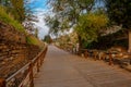 EPHESUS, TURKEY: Bridge and Ruins in the ancient city of Ephesus, Marble street.