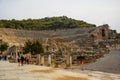 EPHESUS, TURKEY: Huge ancient amphitheater in Ephesus.