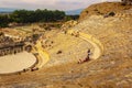 EPHESUS, TURKEY: Huge ancient amphitheater in Ephesus.