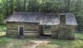 Ephraim Bales Log Cabin, Great Smoky Mountains National Park Royalty Free Stock Photo