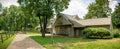 Ephrata Cloister Historic Buildings in Lancaster County, Pennsylvania Royalty Free Stock Photo